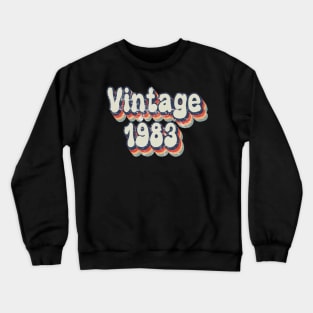 Vintage 1983 birthday Crewneck Sweatshirt